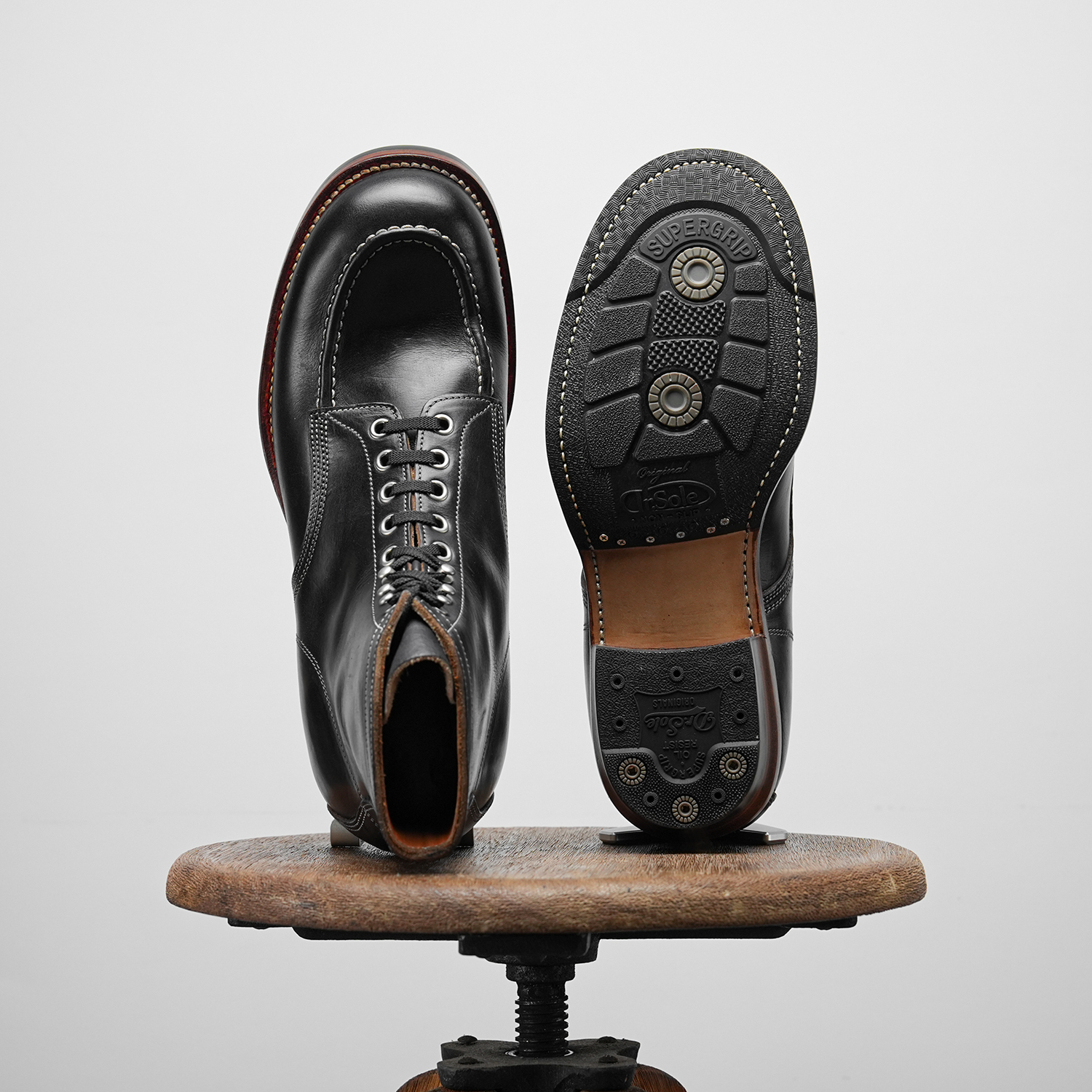 H606 last retro Moctoe work boots-Johnny