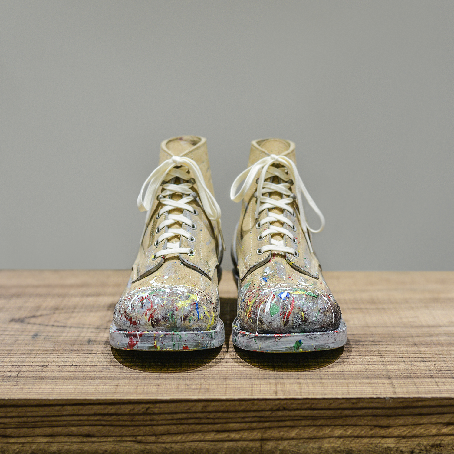 LB-02 last painting motorcycle boots-Johnny