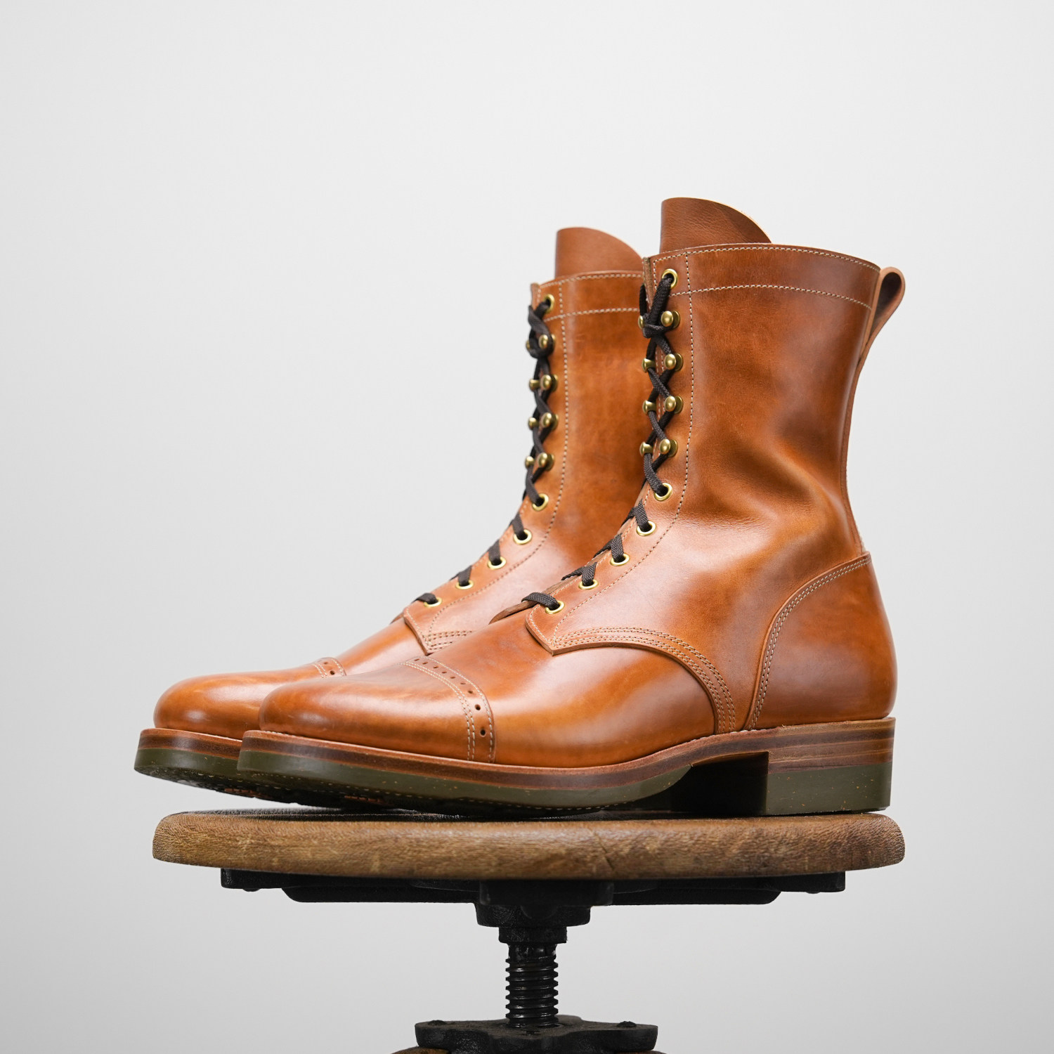 626 last unstructured 8‘’ paratrooper boots-Johnny