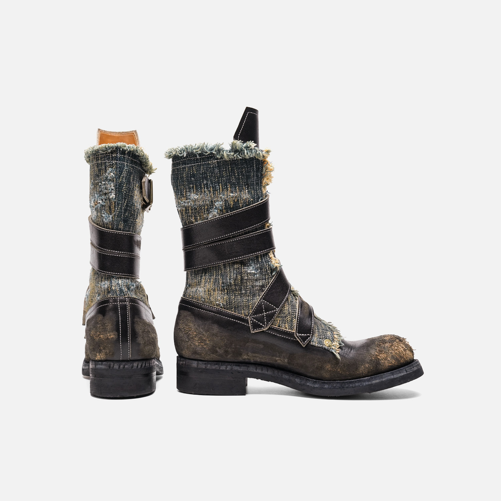 656 LAST BUCKLED MOTOECYCLE BOOTS-JOHNNY