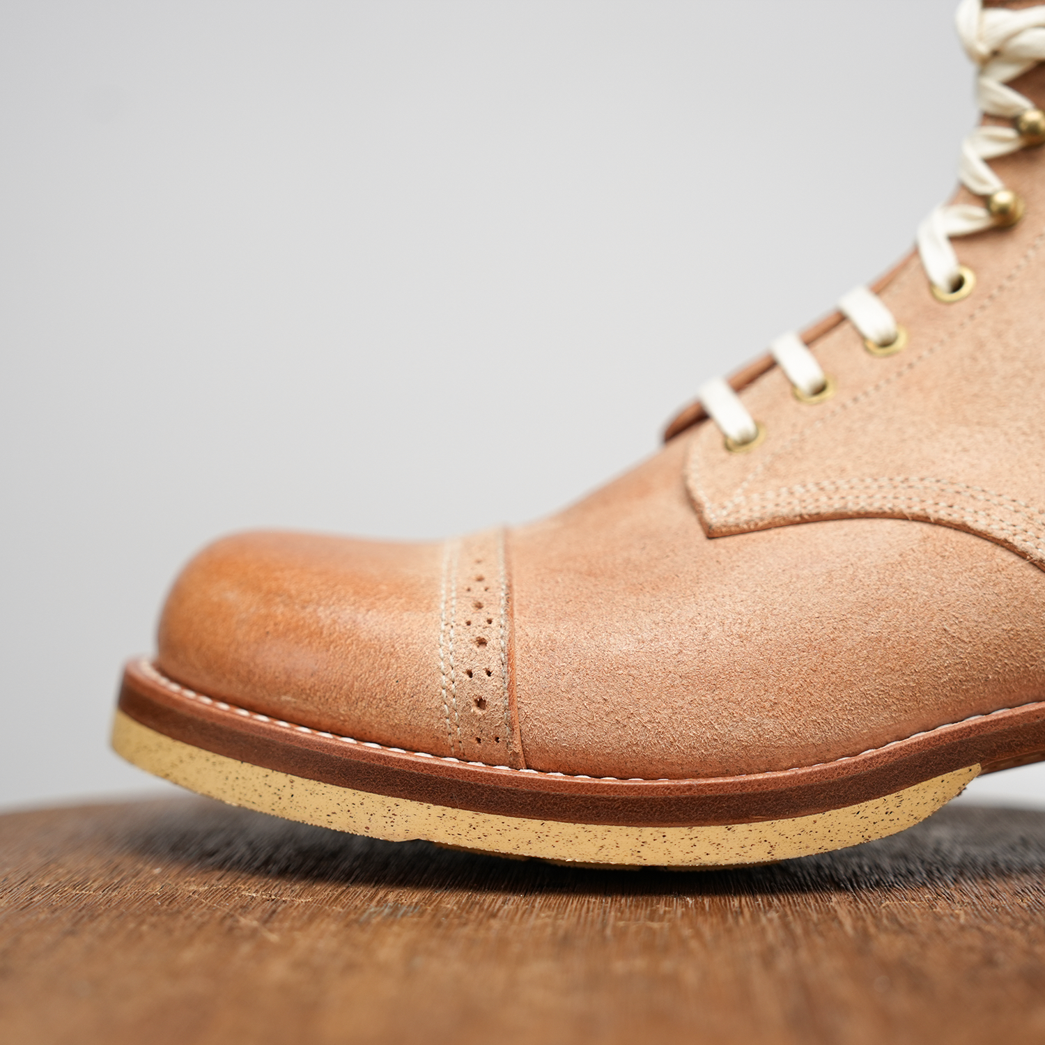 610 last  warm sand color paratrooper boot-Johnny