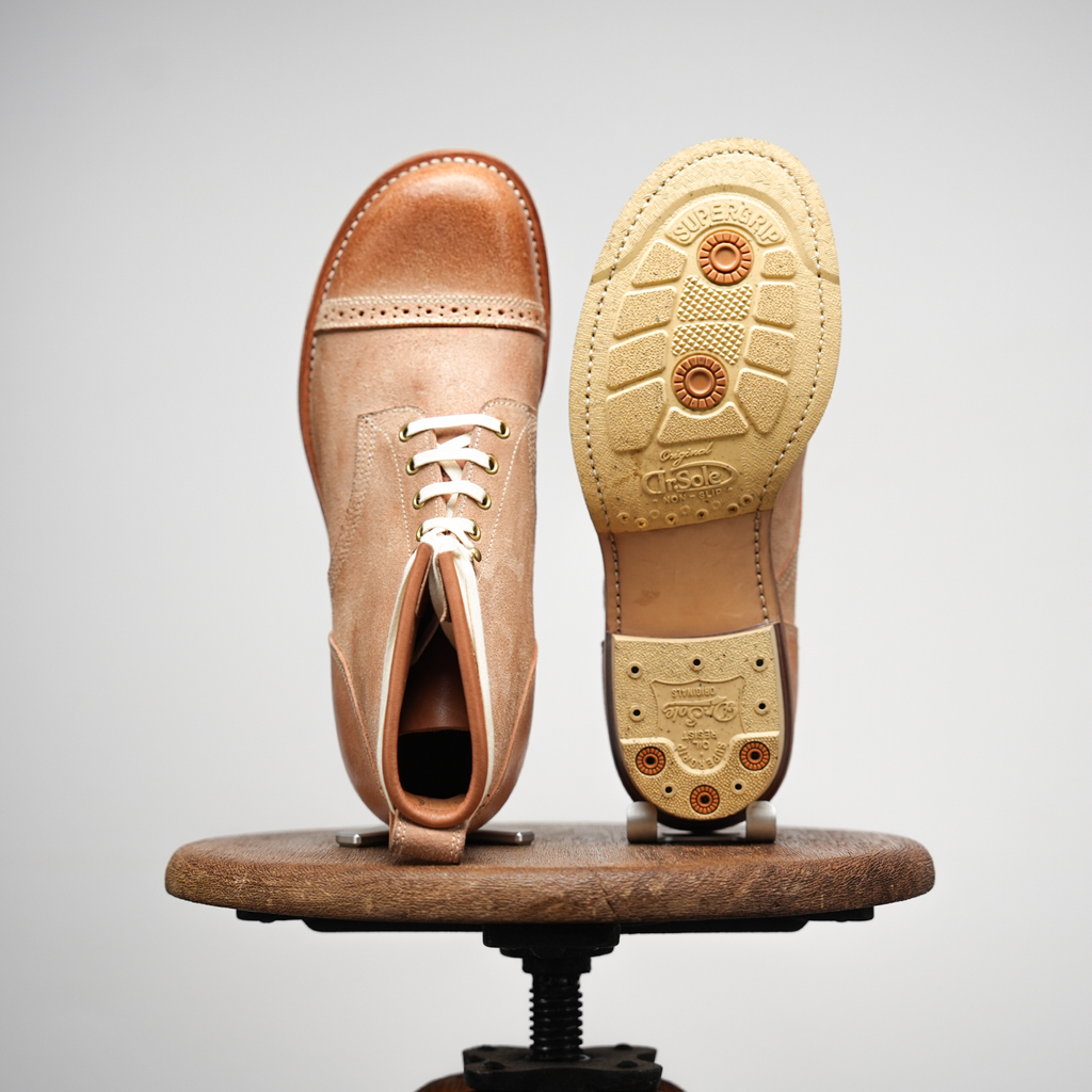 616 last  warm sand color paratrooper boot-Johnny