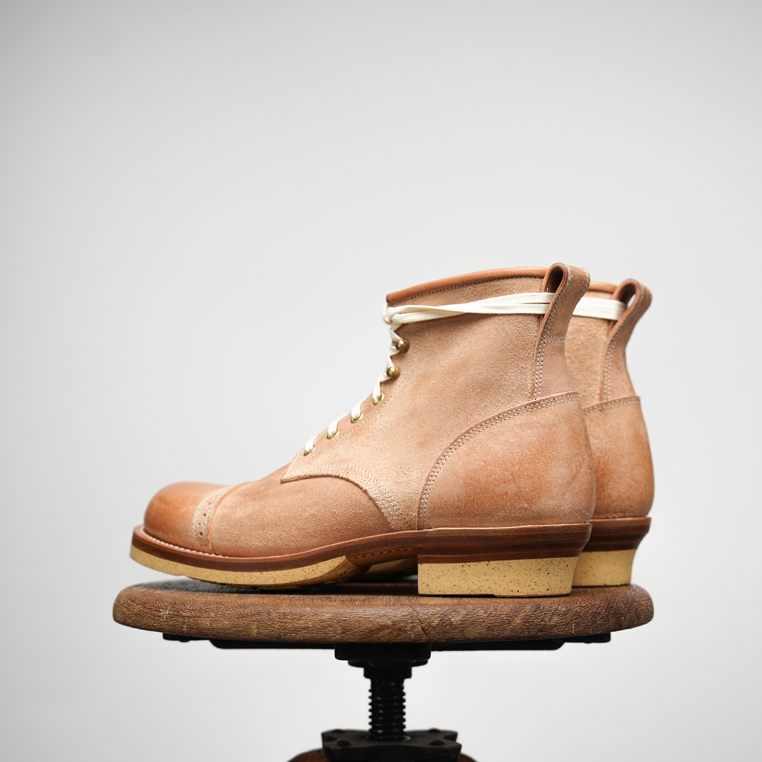 610 last  warm sand color paratrooper boot-Johnny