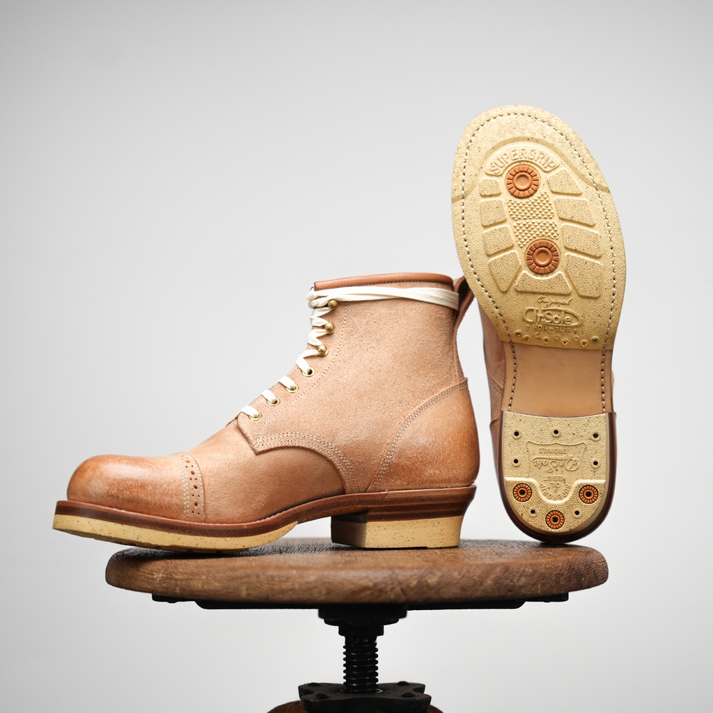 616 last  warm sand color paratrooper boot-Johnny