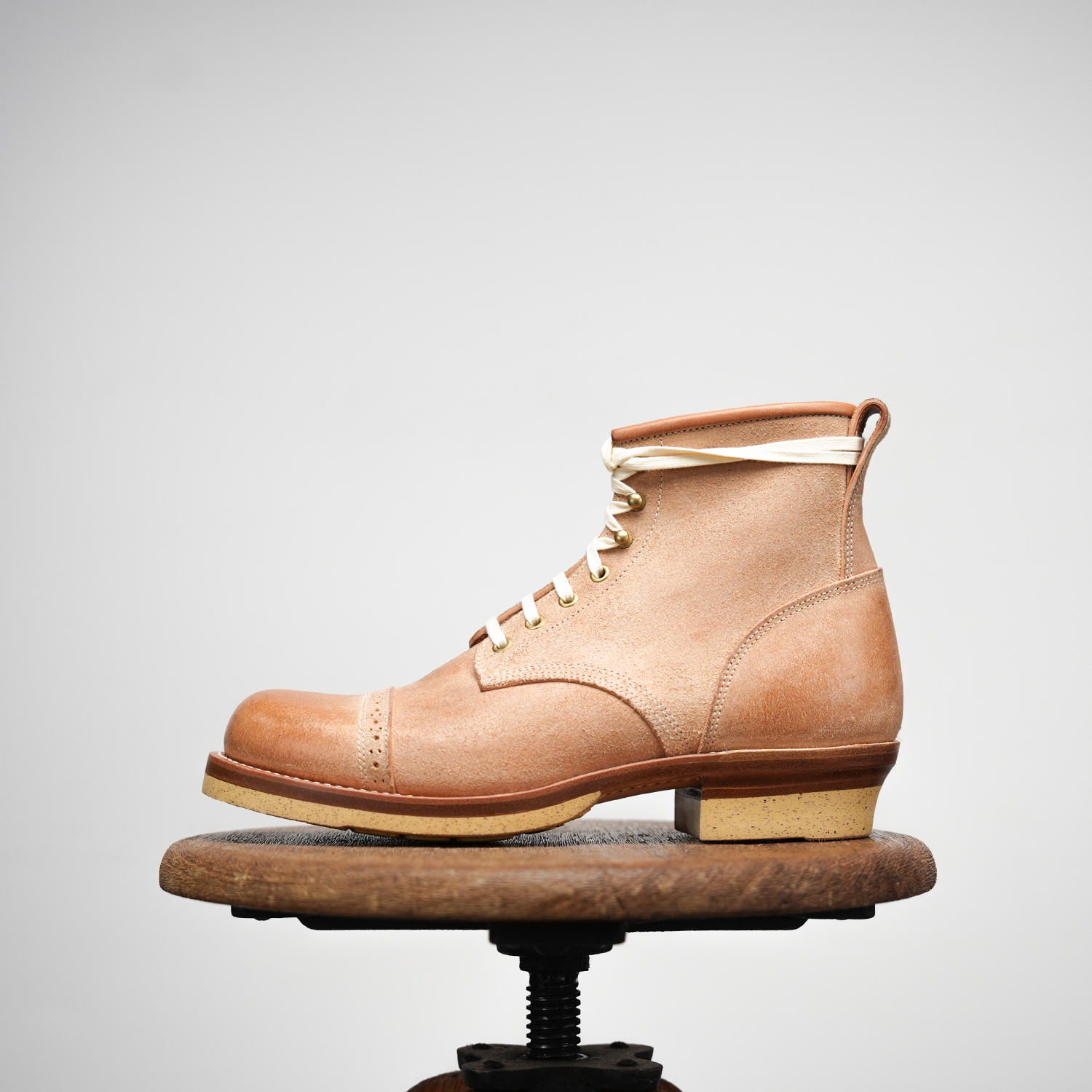 610 last  warm sand color paratrooper boot-Johnny