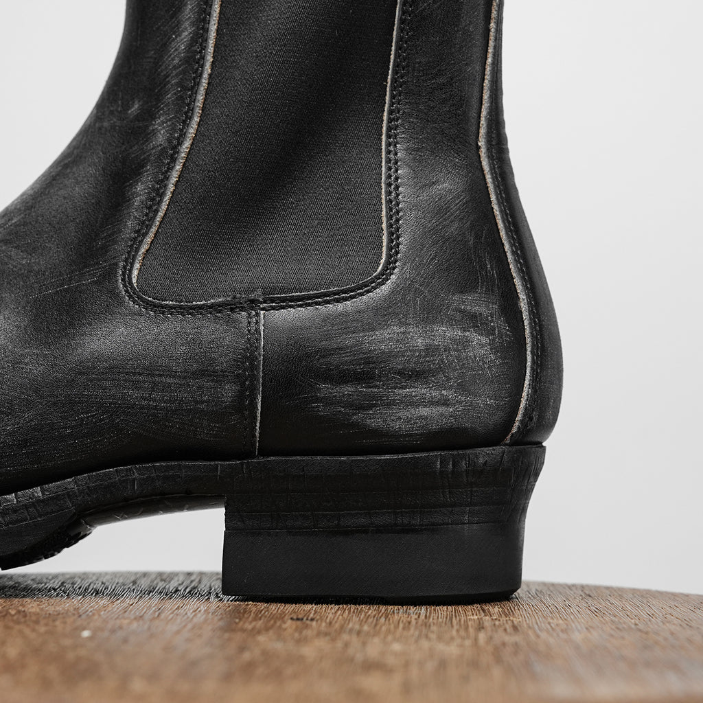 LB-2 last black Chelsea boots-Johnny