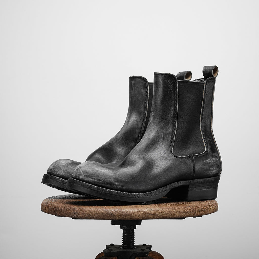LB-2 last black Chelsea boots-Johnny