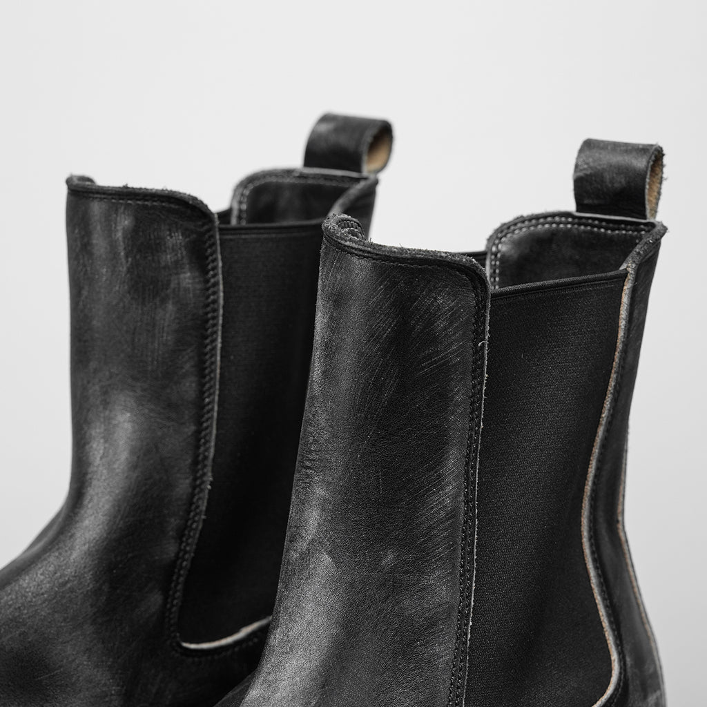 LB-2 last black Chelsea boots-Johnny
