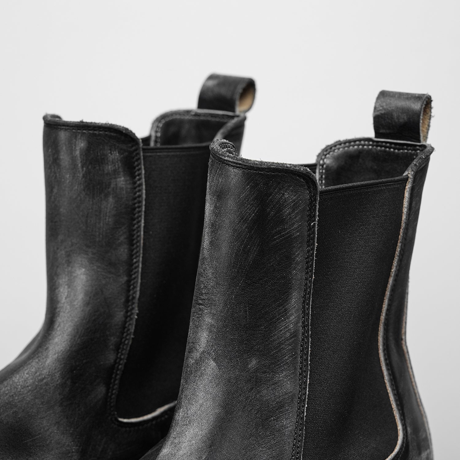 LB-2 last black Chelsea boots-Johnny