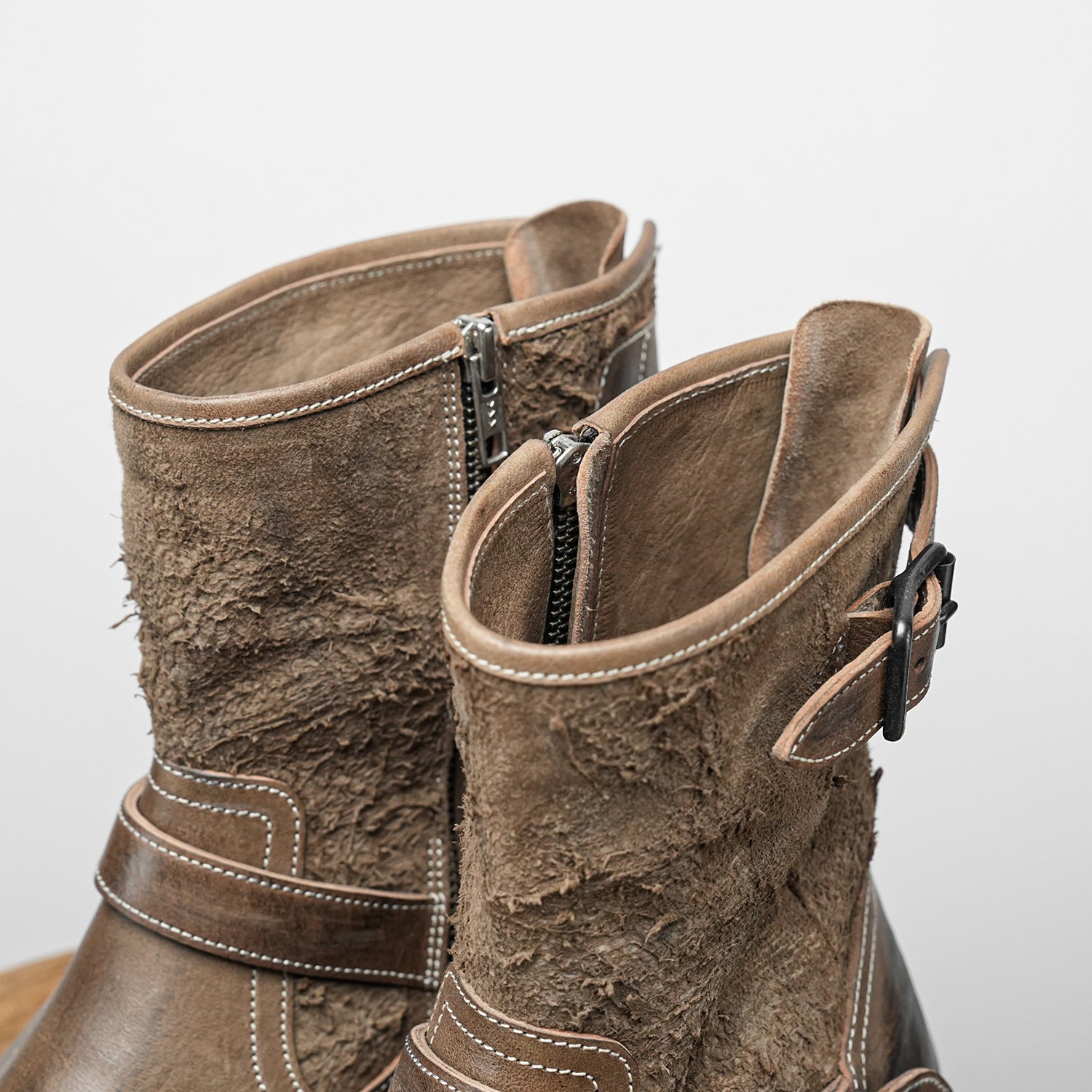 2561 last Motorcycle boots-Johnny