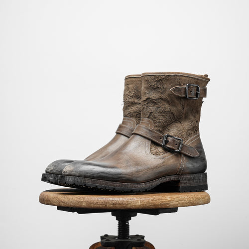 2561 last Motorcycle boots-Johnny