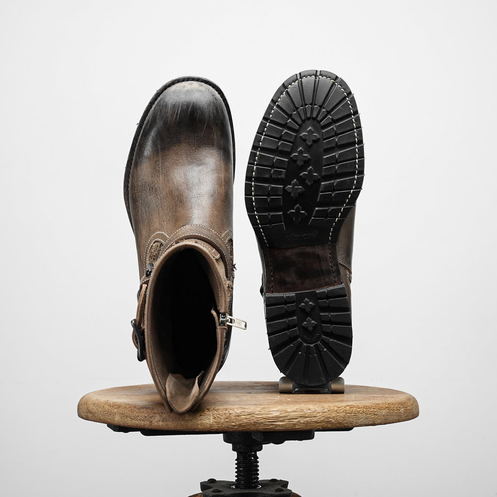 2561 last Motorcycle boots-Johnny