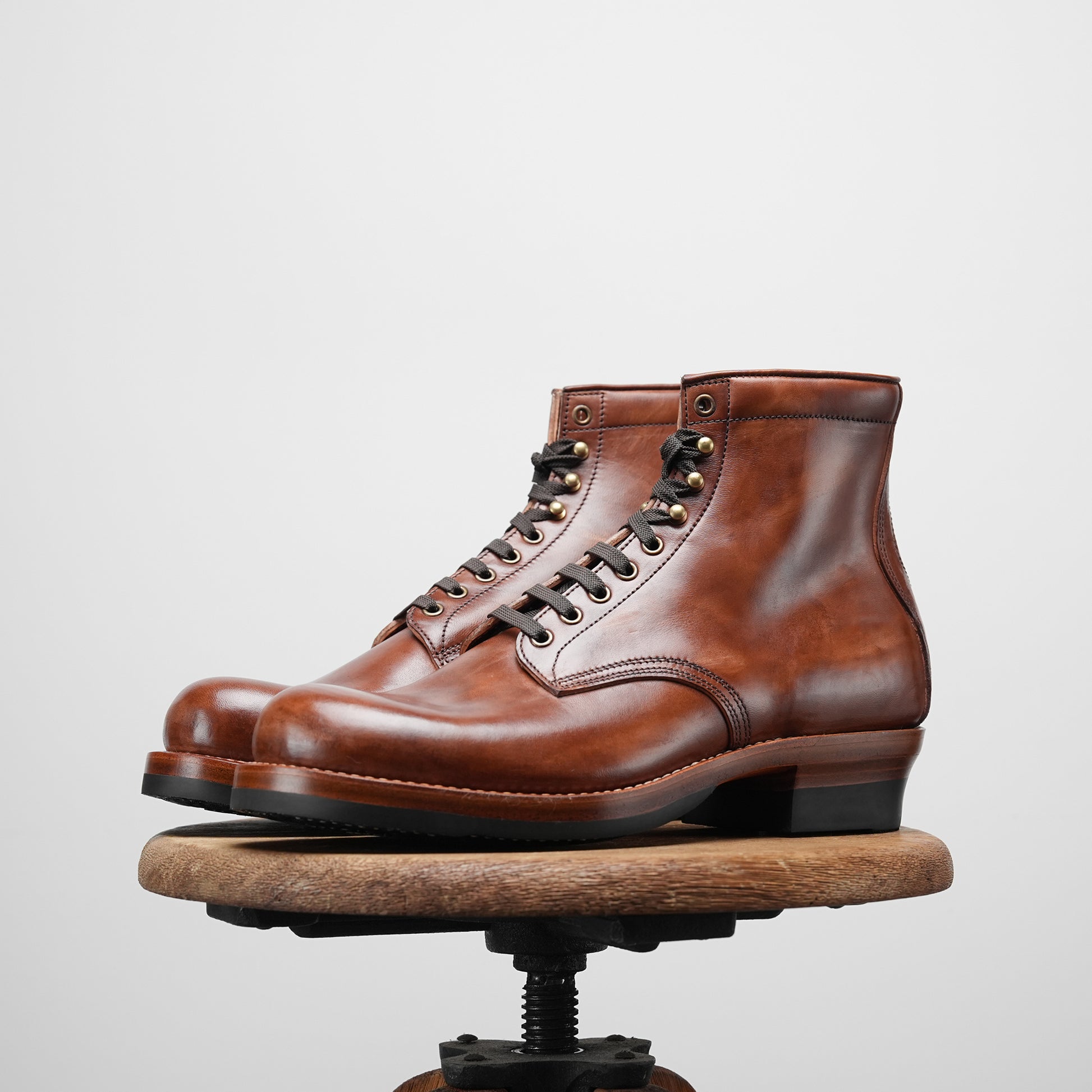616 last hand-dyed work boots-Johnny