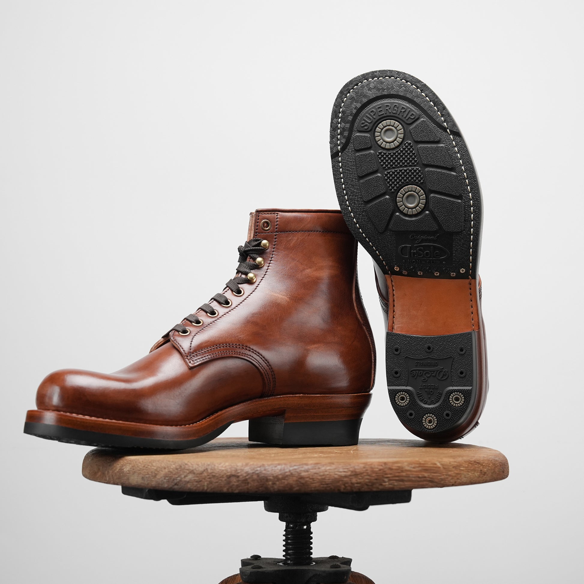 616 last hand-dyed work boots-Johnny