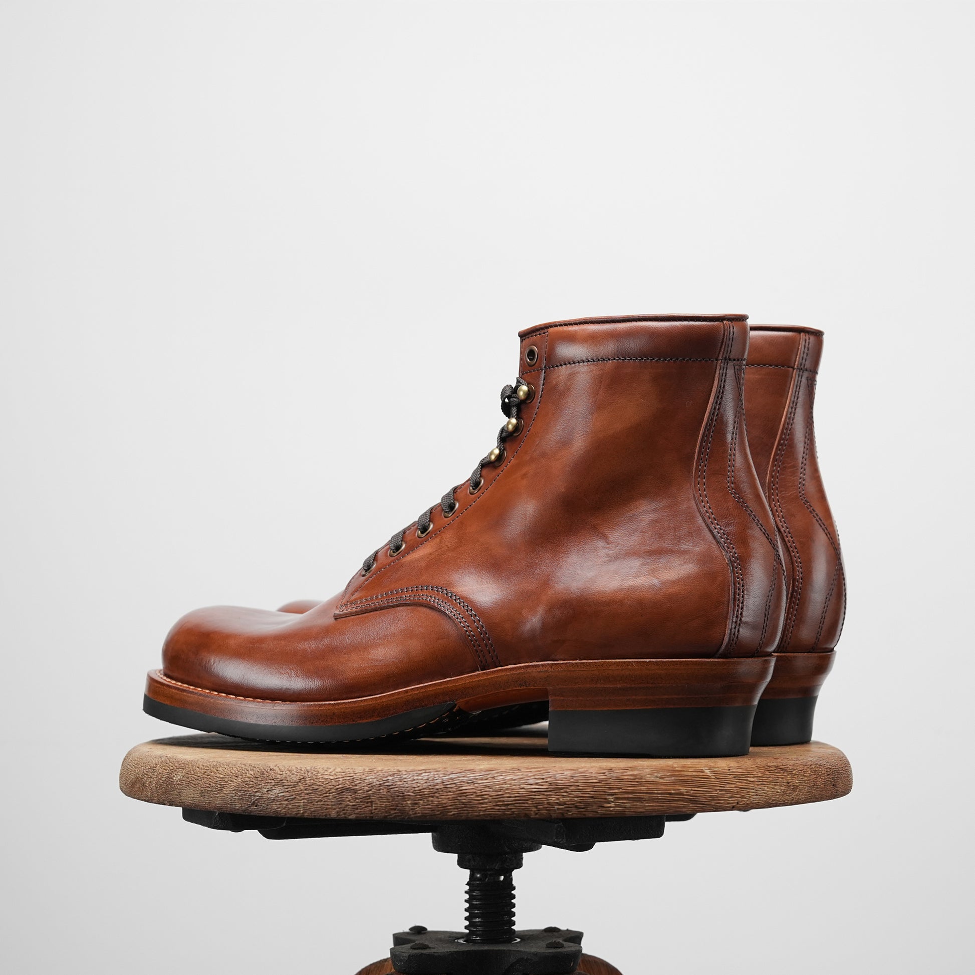 616 last hand-dyed work boots-Johnny