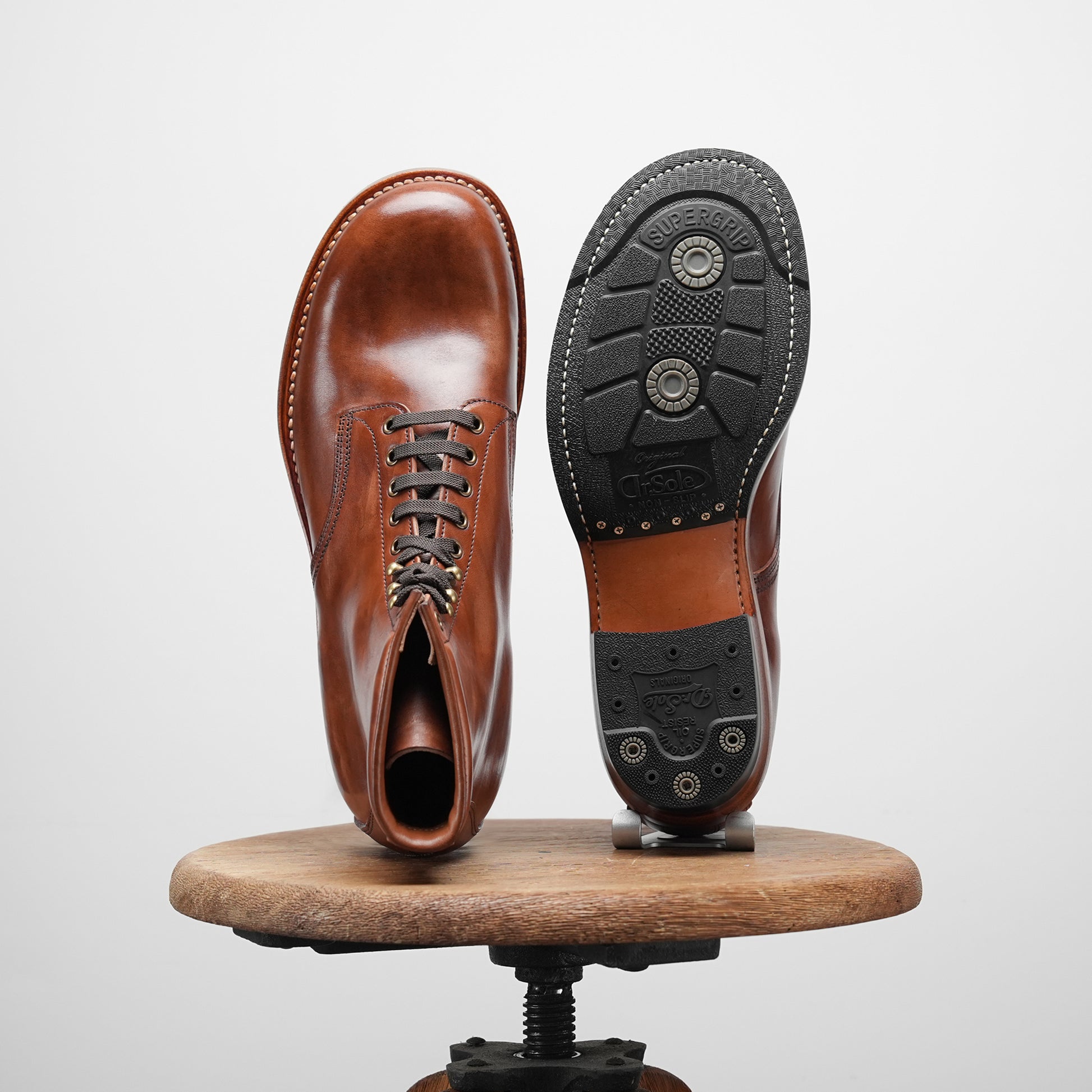 616 last hand-dyed work boots-Johnny