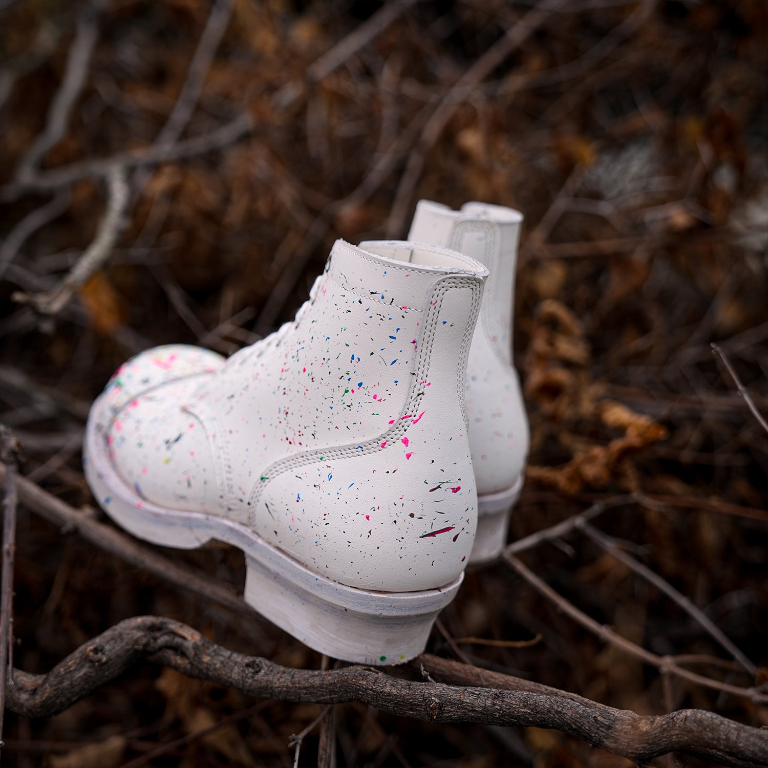 LB-2 last painting Paratrooper boots-Johnny