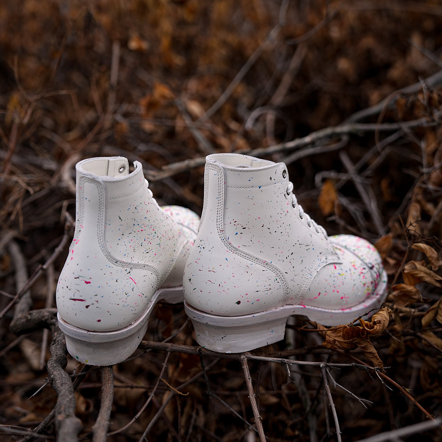 LB-2 last painting Paratrooper boots-Johnny