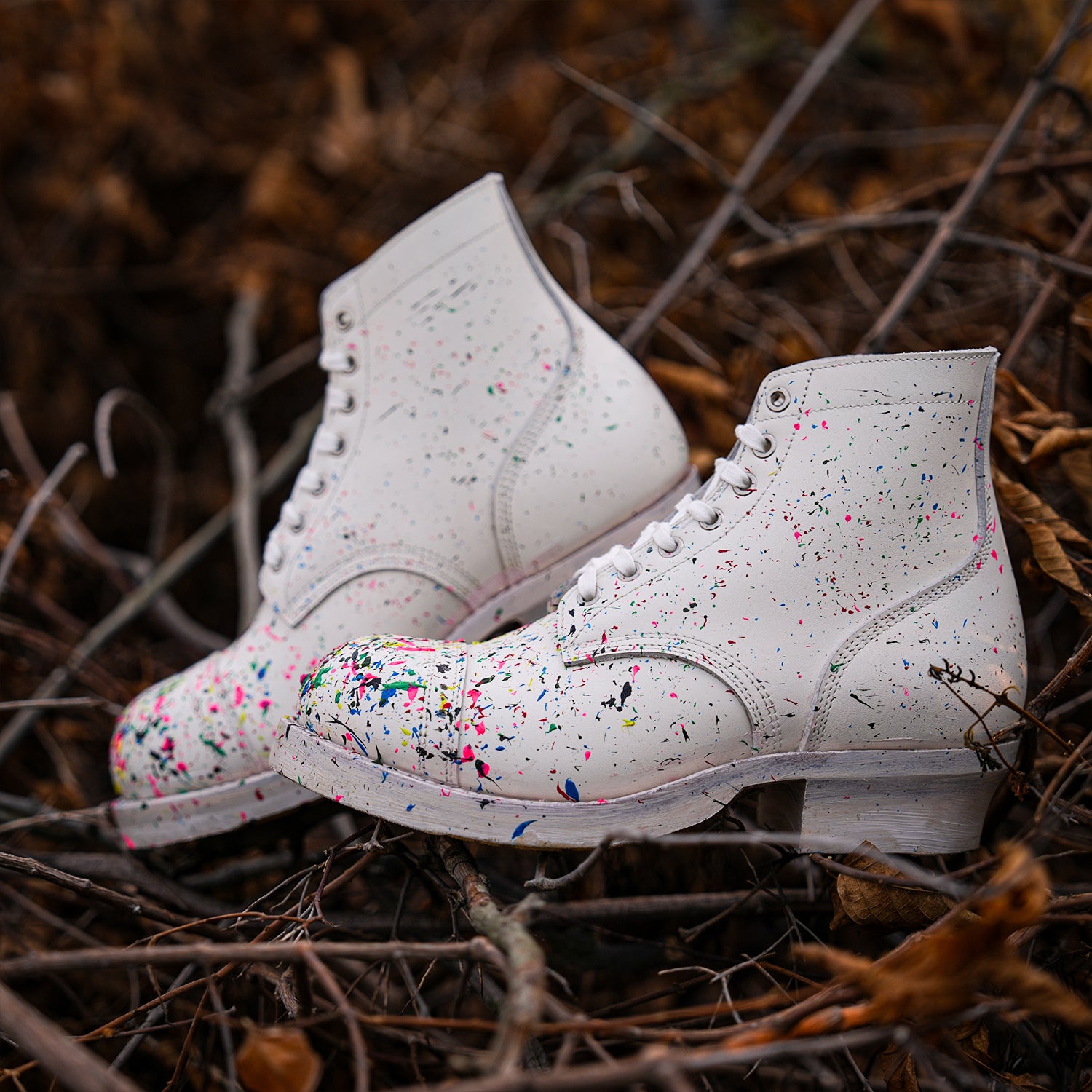 LB-2 last painting Paratrooper boots-Johnny