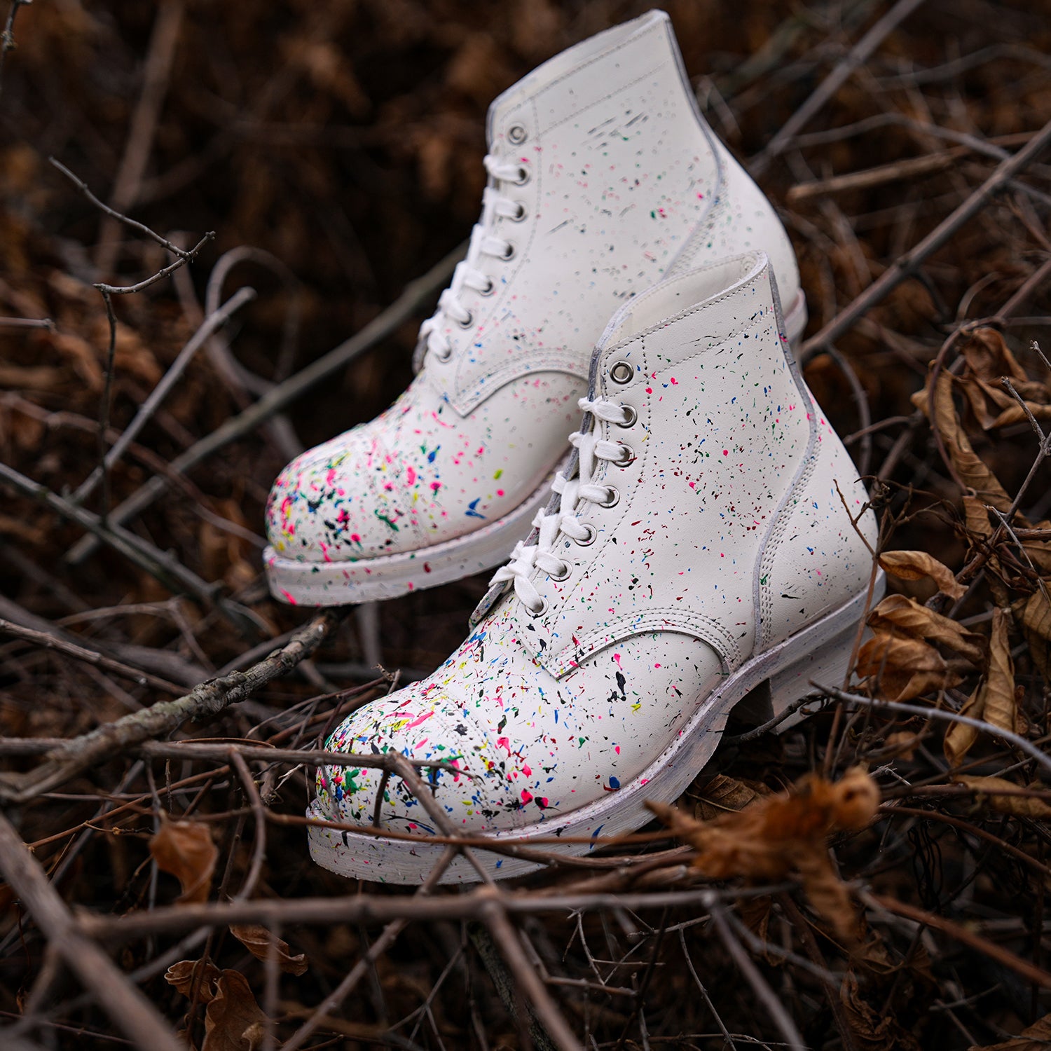 LB-2 last painting Paratrooper boots-Johnny