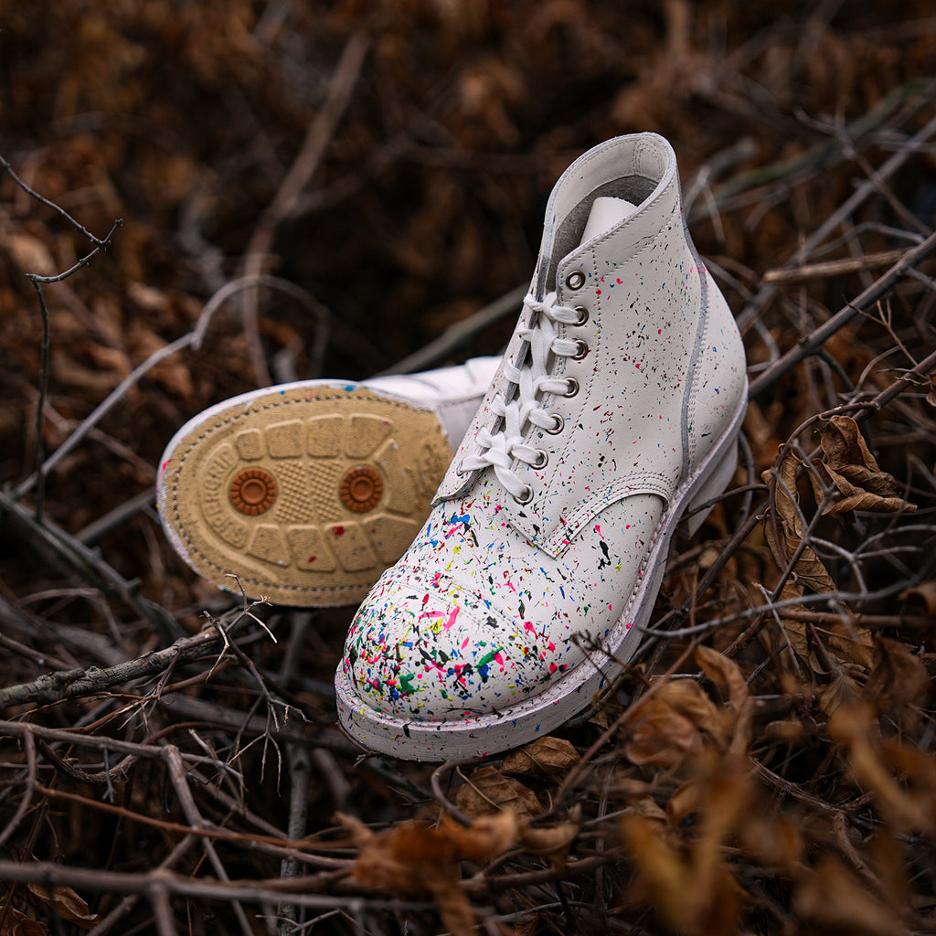 LB-2 last painting Paratrooper boots-Johnny