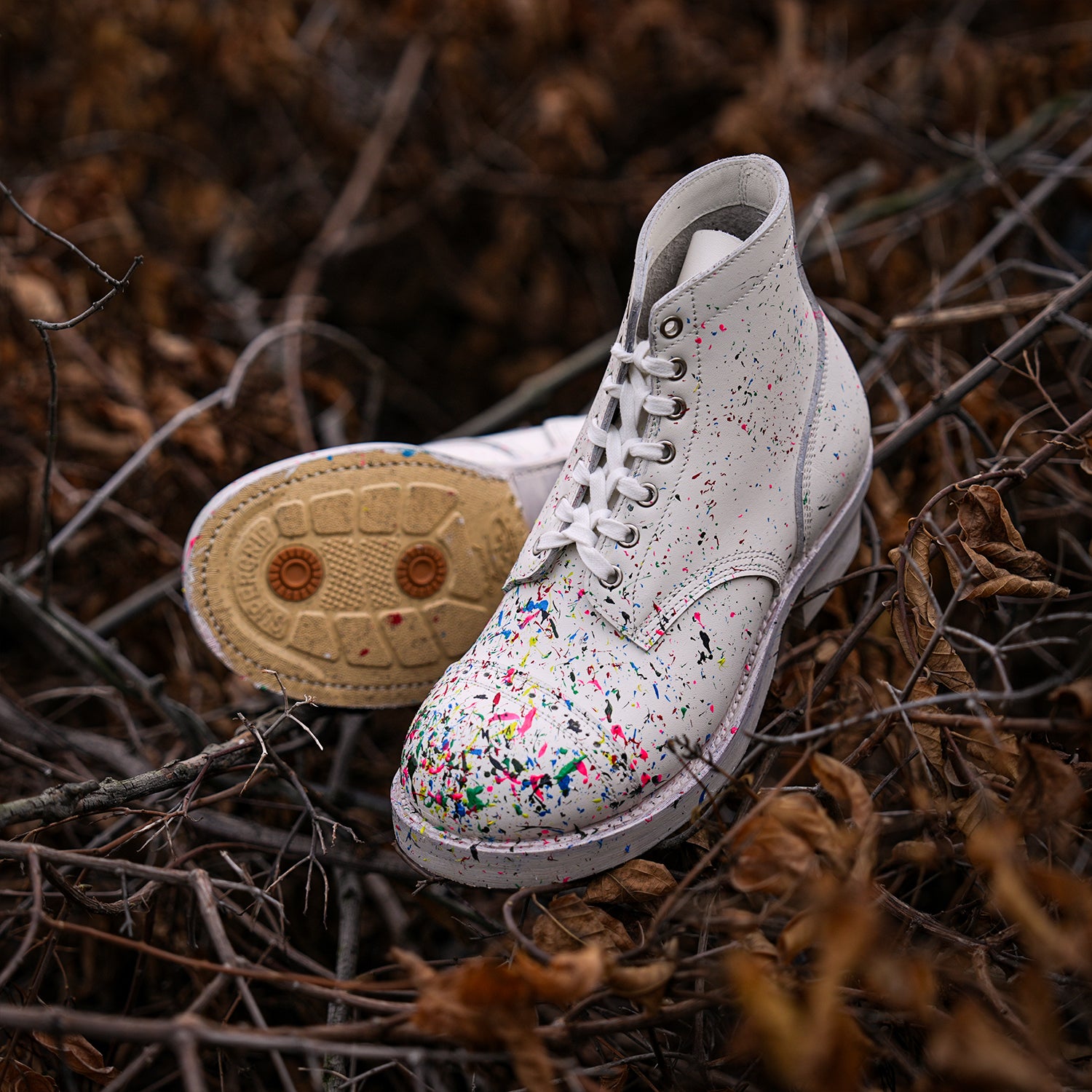 LB-2 last painting Paratrooper boots-Johnny