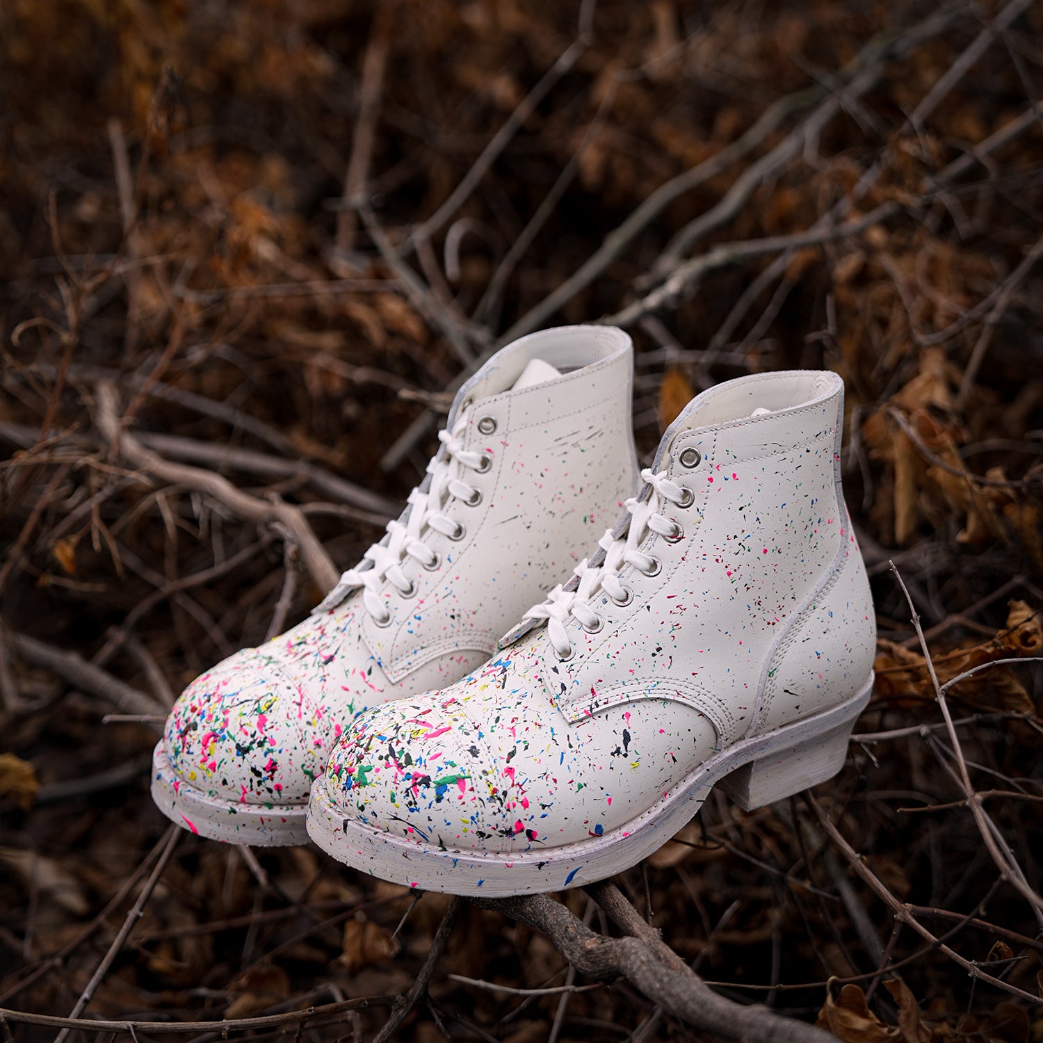 LB-2 last painting Paratrooper boots-Johnny