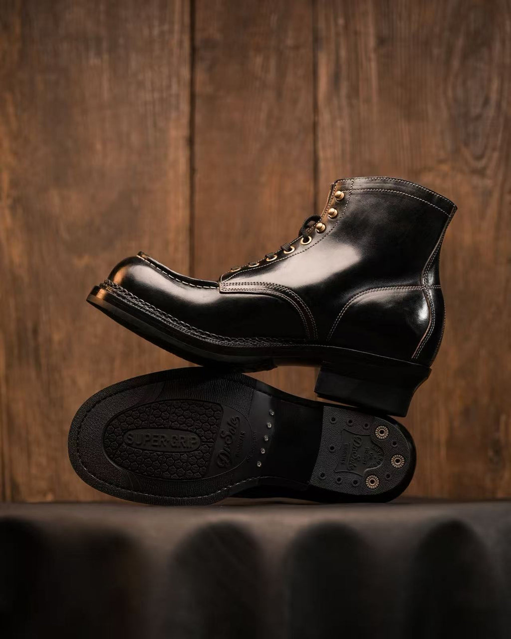 H606 last Moc toe boots-Johnny