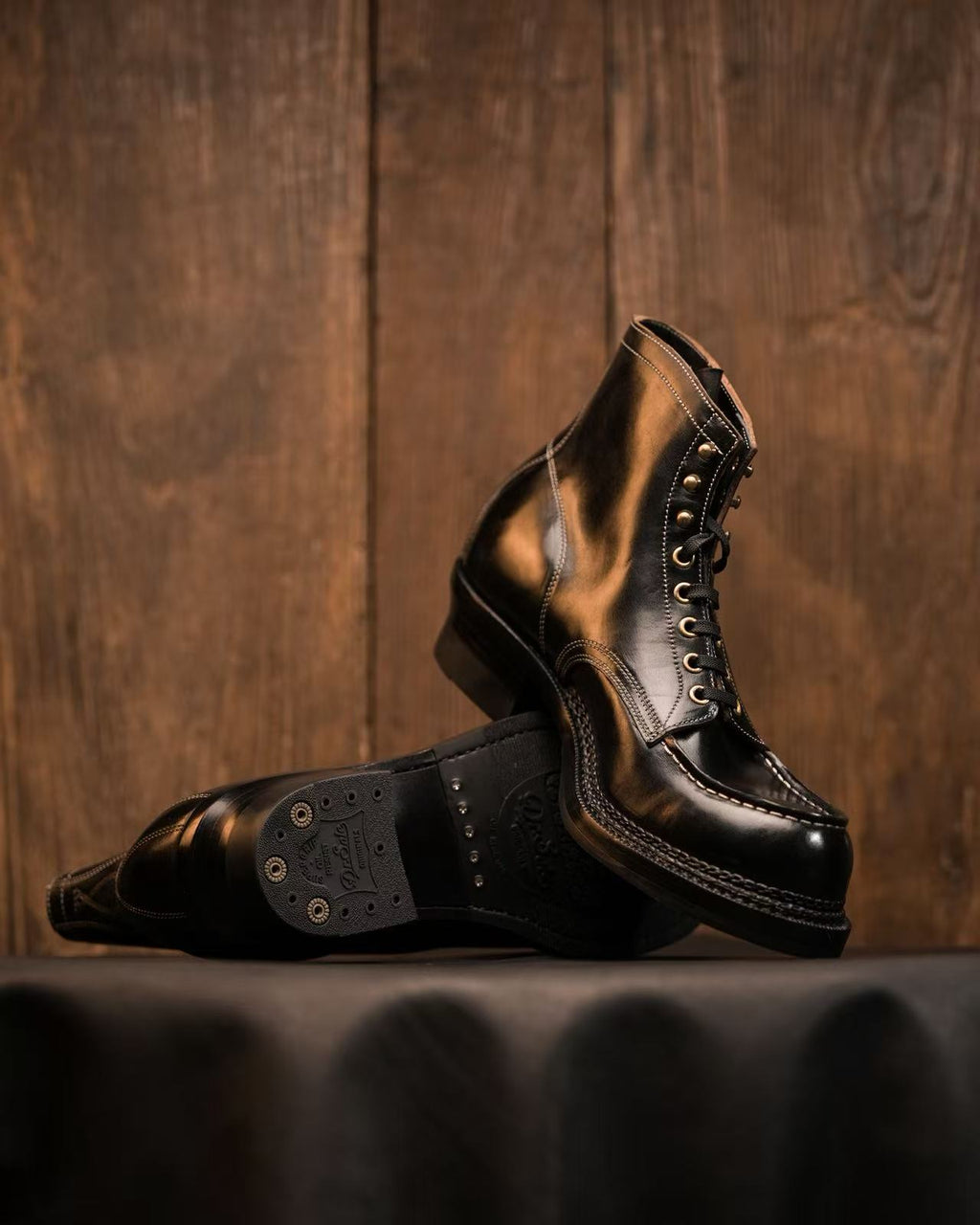 H606 last Moc toe boots-Johnny