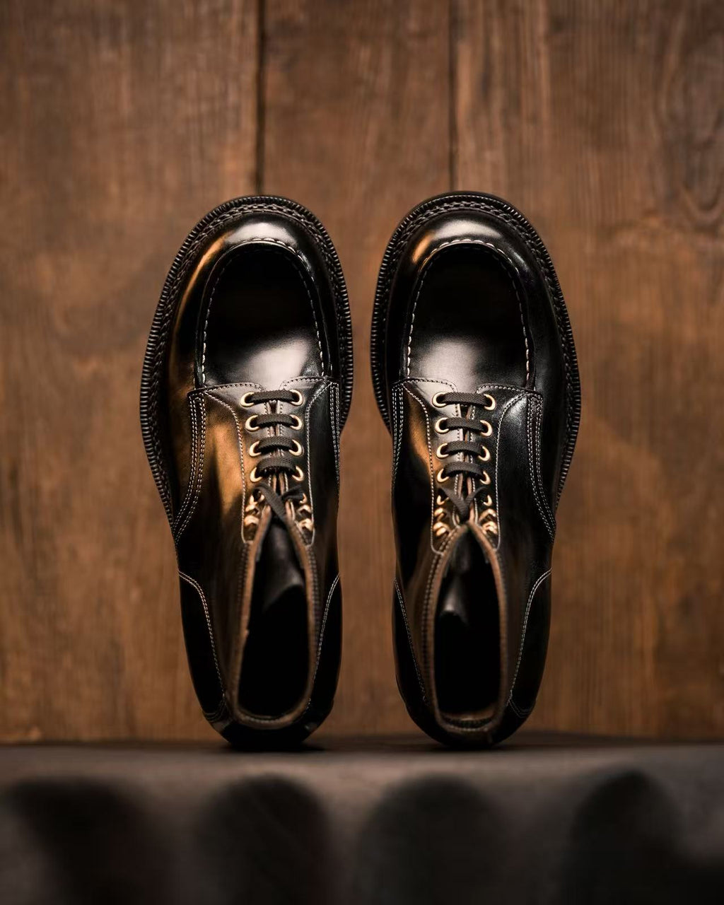 H606 last Moc toe boots-Johnny