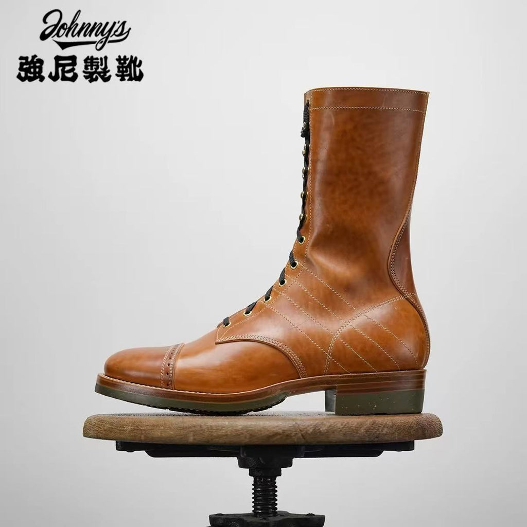 626 last unstructured 10‘’ paratrooper boot-Johnny