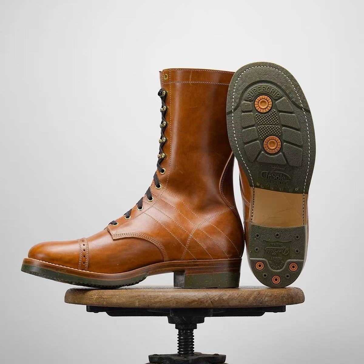 626 last unstructured 10‘’ paratrooper boot-Johnny