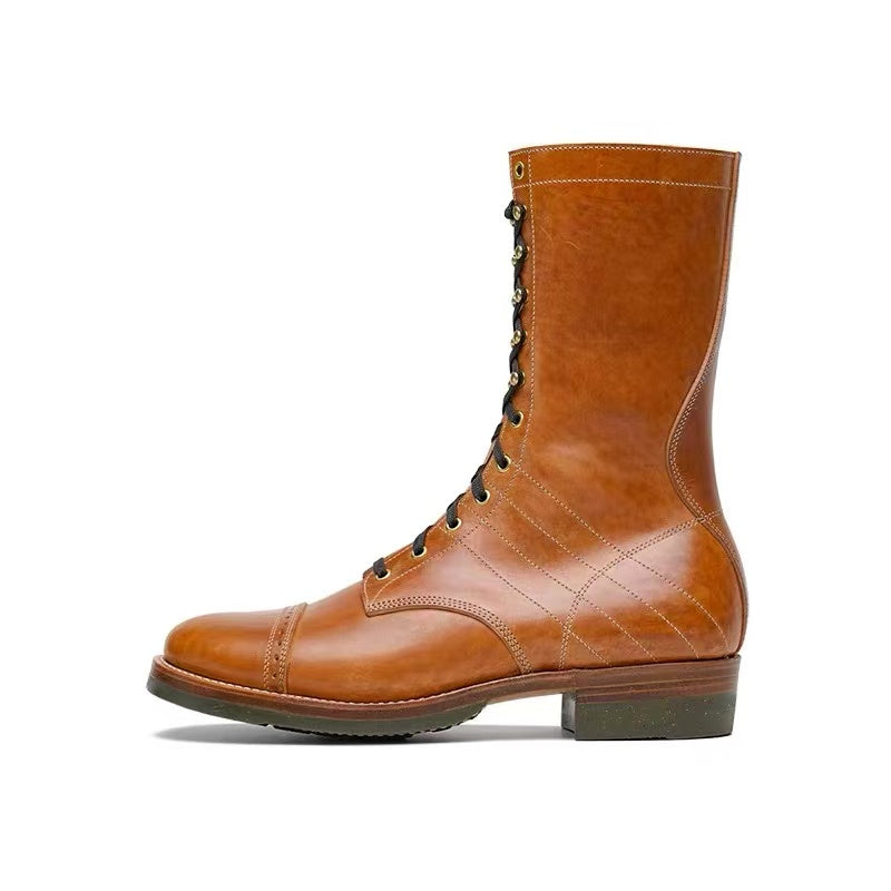 626 last unstructured 10‘’ paratrooper boot-Johnny